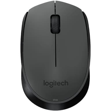 Logitech M170 Comfort and Mobility Wireless Mouse (Black) - 910-004658