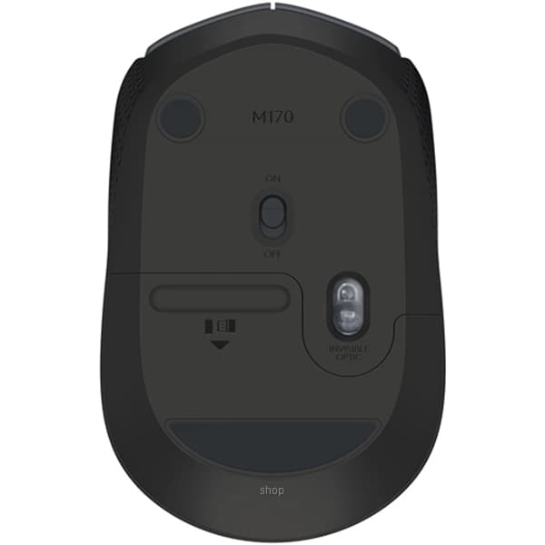 Logitech M170 Comfort and Mobility Wireless Mouse (Black) - 910-004658 4