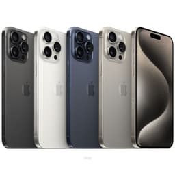 Apple iPhone 15 Pro Max 512GB - Blue Titanium + Aukey Universal Adapter with 30W PD Port + OnPro Duo Type-C PD 3.0 60W Wall Charger (Black) 1