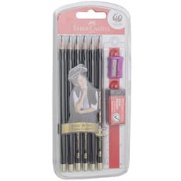Faber-Castell Tri-grip 2B Score A Set, Pencils, Exam Eraser, Ruler & Sharpener - 212142 2