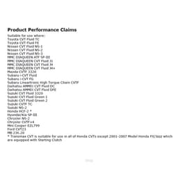 Castrol Transmax CVT Fluids (4L) 3
