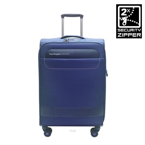 Hush Puppies HP-693145 19 Inch Soft Case Double-coil Zipper Luggage 1
