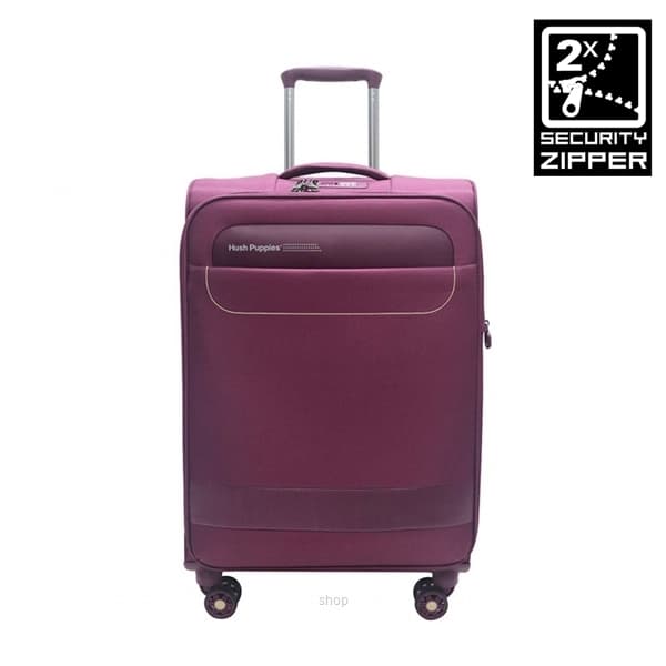 Hush Puppies HP-693145 19 Inch Soft Case Double-coil Zipper Luggage 2
