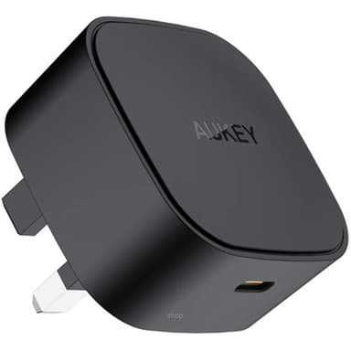 Aukey PA-Y25 20W Power Deliver USB C Mini Charger For iP hone 12 / 12 Pro - Black