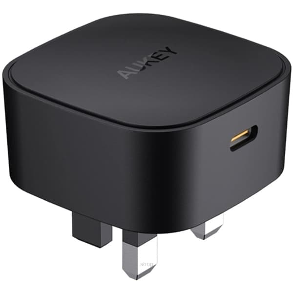 Aukey PA-Y25 20W Power Deliver USB C Mini Charger For iP hone 12 / 12 Pro - Black 3