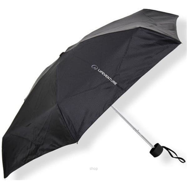 Lifeventure Trek Umbrella Small Black - LVE-9460 1