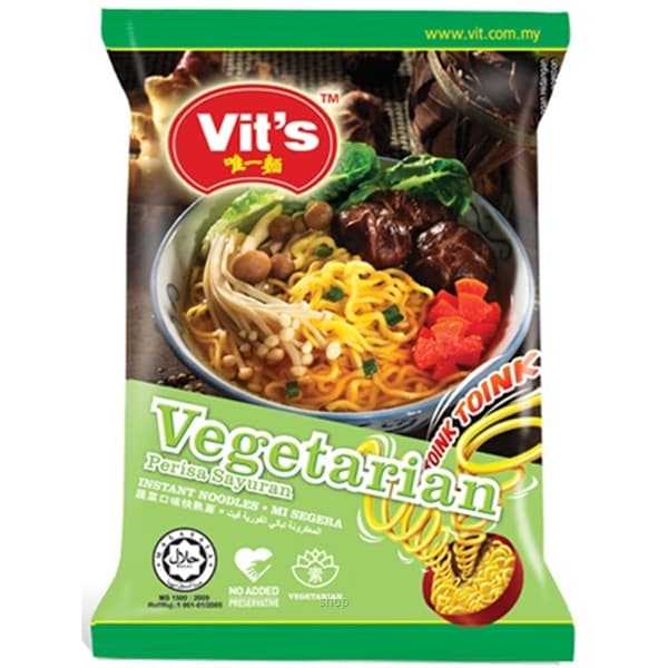 Vits Vegetarian Instant Noodles 5 Packets 78gm 1