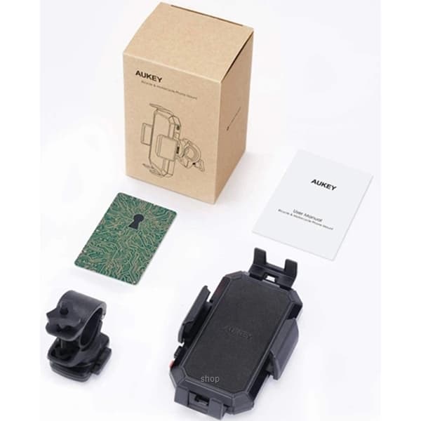 Aukey HD-C51 Shake 360 Rotation Bicycle Motorcycle Motor Phone Mount 3