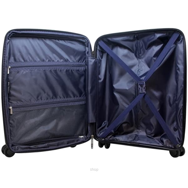 TravelTime PP Unbreakable Anti-Theft Double-Coil Zipper Expandable 24 Inch Hard Case Luggage - TT-6114 6