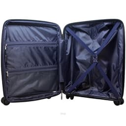 TravelTime PP Unbreakable Anti-Theft Double-Coil Zipper Expandable 24 Inch Hard Case Luggage - TT-6114 6