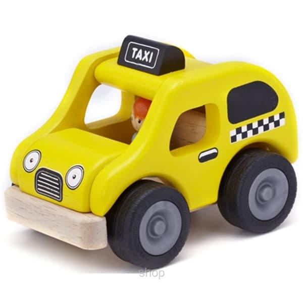 Wonderworld Toys Mini Yellow Cab 1