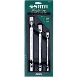 Sata 3pcs Metric Double Flex Socket Set - 09044 1