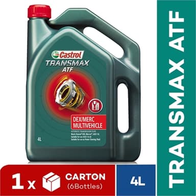 [Carton Packaging] Castrol Transmax ATF Dex/Merc Multivehicle Fluids (6X4L)