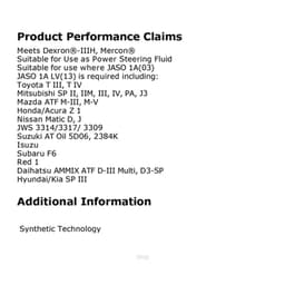 [Carton Packaging] Castrol Transmax ATF Dex/Merc Multivehicle Fluids (6X4L) 3
