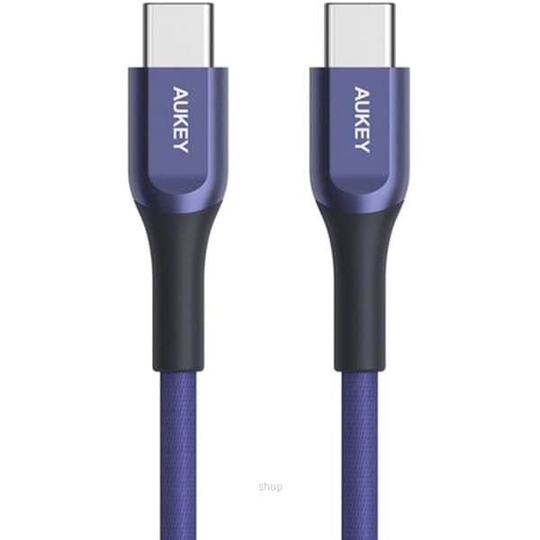 Aukey CB-AKC3 USB C To USB C 60W PD Quick Charge Kevlar Cable - 1.2M 3
