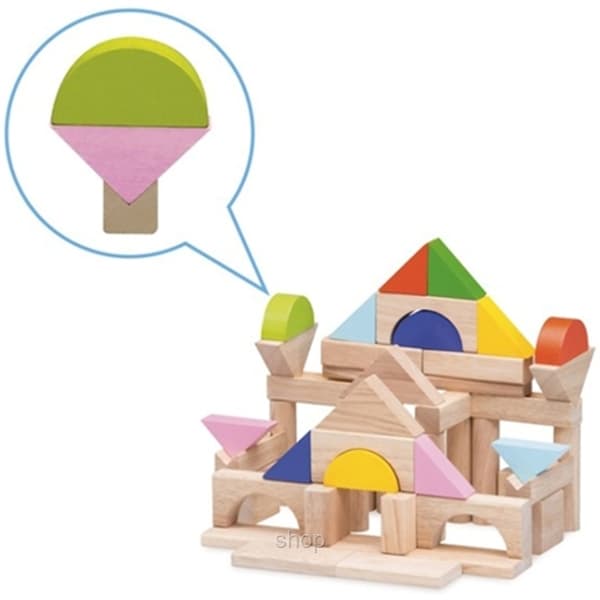 Wonderworld Toys 50 Pieces Block 4