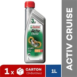 [Carton Packaging] Castrol Activ Cruise 4T 15W-50 Continuous Protection for 4-Stroke Motorcycles (24X1L) 1