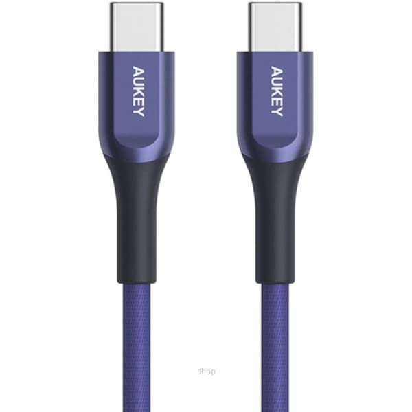 Aukey CB-AKC4 USB C To USB C 60W PD Quick Charge Kevlar Cable - 2M 2