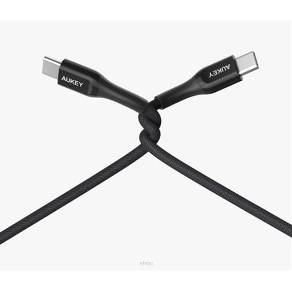 Aukey CB-AKC4 USB C To USB C 60W PD Quick Charge Kevlar Cable - 2M 3