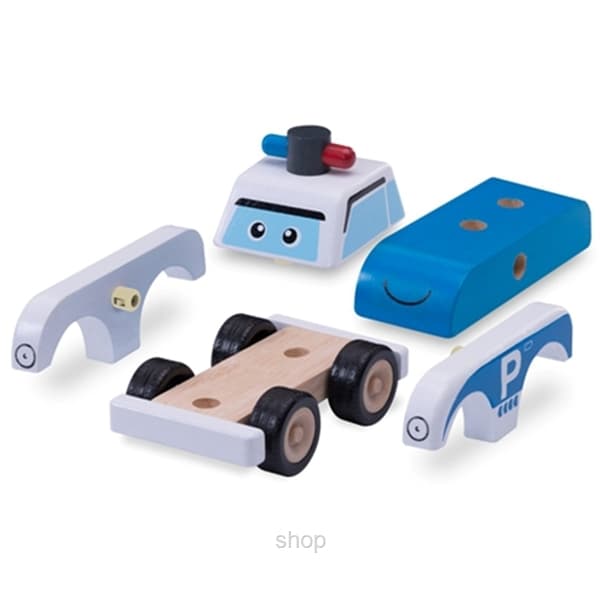 Wonderworld Toys Build A Police Car 2