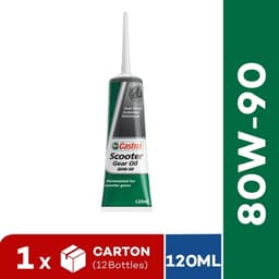 [Carton Packing] Castrol Scooter Gear Oil 80W-90 (12x120ML) 1