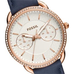 Fossil Women Tailor Multifunction Navy Leather Watch - ES4394 2