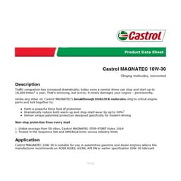 [Carton Packaging] Castrol MAGNATEC 10W-30 for Petrol and Diesel Vehicles (4LX6) 2