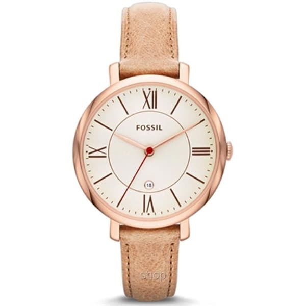 Fossil ES3487 Women's Jacqueline Sand Leather Watch 1