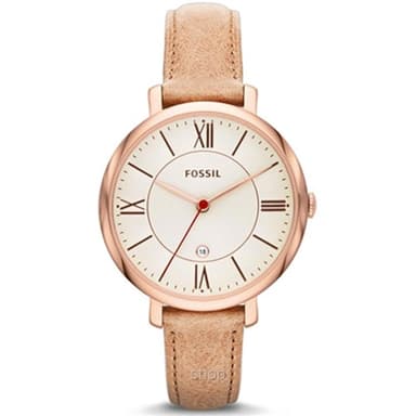 Fossil ES3487 Women's Jacqueline Sand Leather Watch