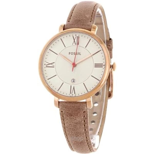 Fossil ES3487 Women's Jacqueline Sand Leather Watch 2