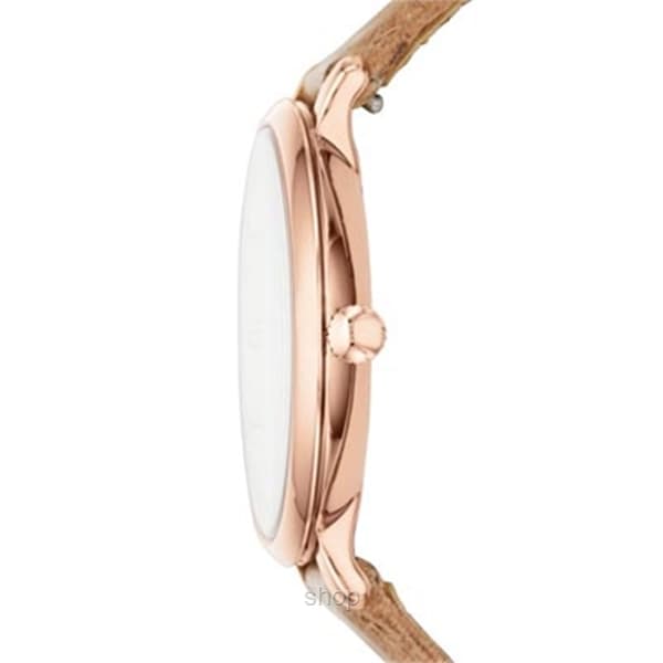 Fossil ES3487 Women's Jacqueline Sand Leather Watch 4
