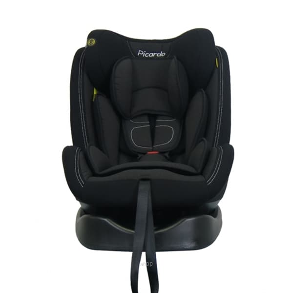 Picardo Swirl V2 360 Isofix Car Seat - Black (1-12 Years, 9-36KG ) -SWIRLV2 1
