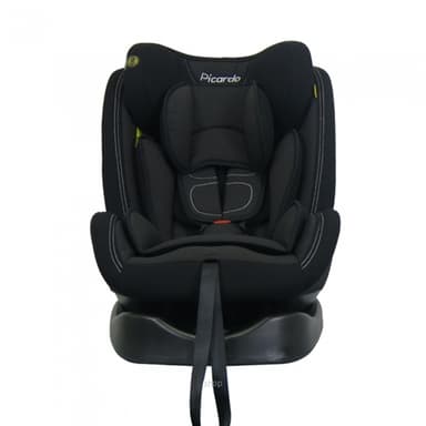 Picardo Swirl V2 360 Isofix Car Seat - Black (1-12 Years, 9-36KG ) -SWIRLV2