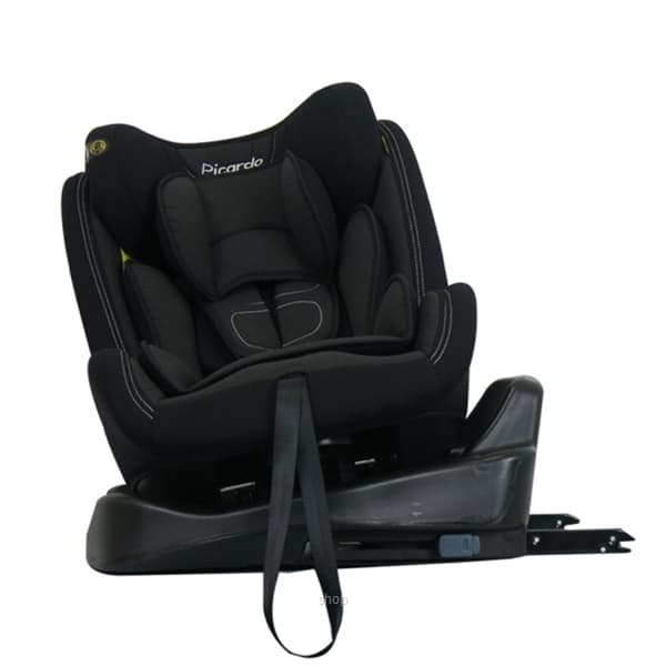 Picardo Swirl V2 360 Isofix Car Seat - Black (1-12 Years, 9-36KG ) -SWIRLV2 5