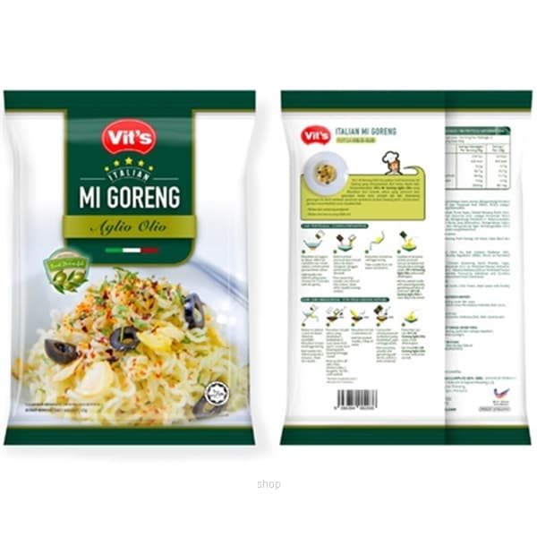 Vits Italian Mi Goreng Spicy Algio-olio Flavour 4 Packets x 85g 3