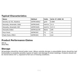 [Carton Packaging] Castrol Activ 4T 20W-40 Continuous Protection for 4-Stroke Motorcycles (24X1L) 3