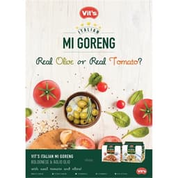 Vits Italian Mi Goreng Bolognese Flavour 4 Packets x 85g 5