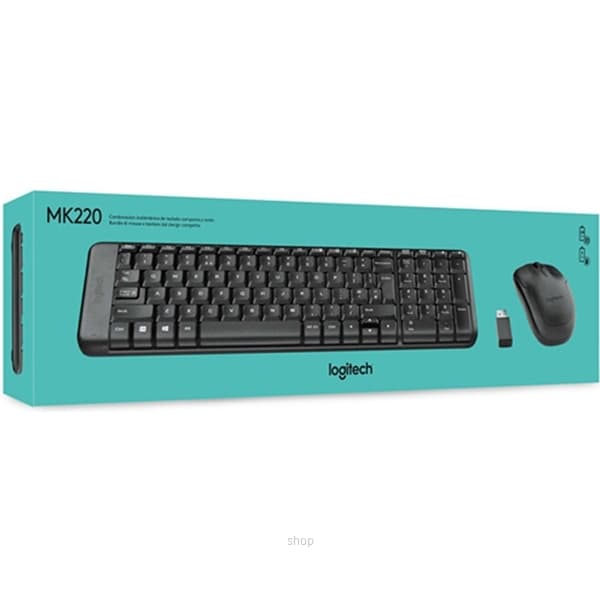 Logitech MK220 Wireless Keyboard and Mouse Combo Dekstop - 920-003235 3