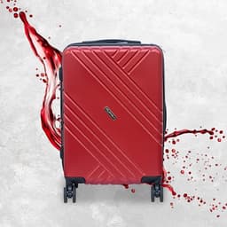 FLYASIA 20" Sparkling Red ABS Hardcase 8 Wheels with Expandable & TSA Lock, 1816012085 1