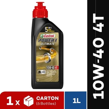 [Carton Packaging] Castrol POWER1 Ultimate 10W-40 4T (6X1L)