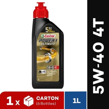 [Carton Packaging] Castrol POWER1 Ultimate 5W-40 4T 1L