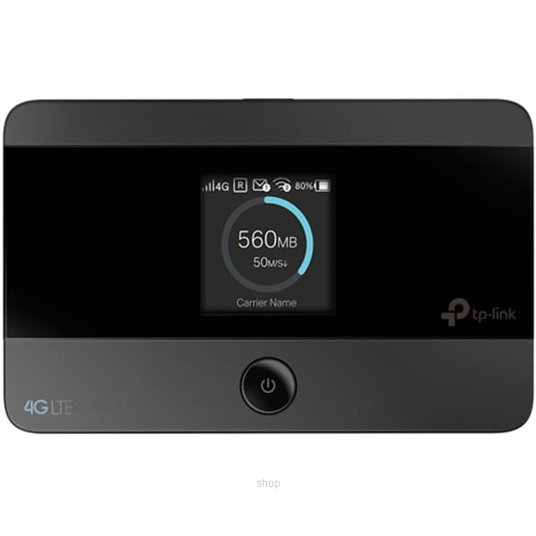 TP-Link 4G LTE Advanced Mobile Wi-Fi with OLED Screen with Sim Insertion - M7350 1