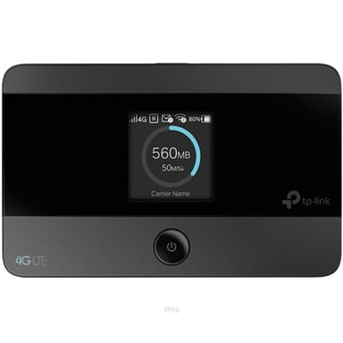 TP-Link 4G LTE Advanced Mobile Wi-Fi with OLED Screen with Sim Insertion - M7350