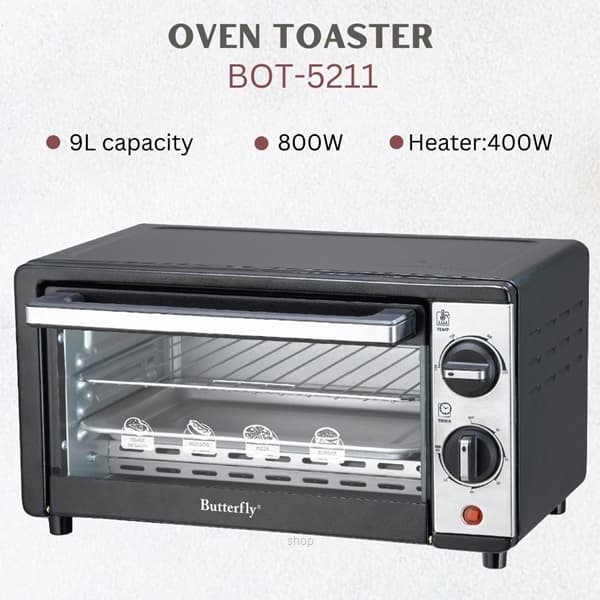 Butterfly 9L Oven Toaster - BOT-5211 4