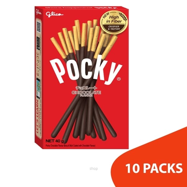 Glico Pocky Chocolate 40gm x 10packs 1