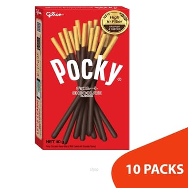 Glico Pocky Chocolate 40gm x 10packs