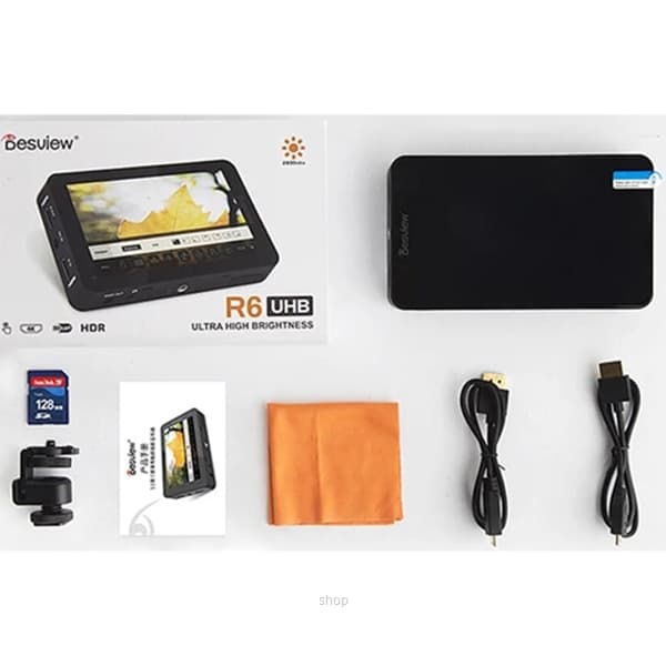 Desview R6-UHB 2800nits High Brightness Field Monitor Full HD 4K HDMI Touchscreen Monitor Black - 2400-R6-UHB 5