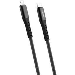 XO 18W PD Charging Type C To Lightning Fast Charging & Data Cable with Metal Fish Net Design - NB122 1