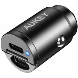 Aukey Dual Port USB-C 30W PD Car Charger - CC-A4 1