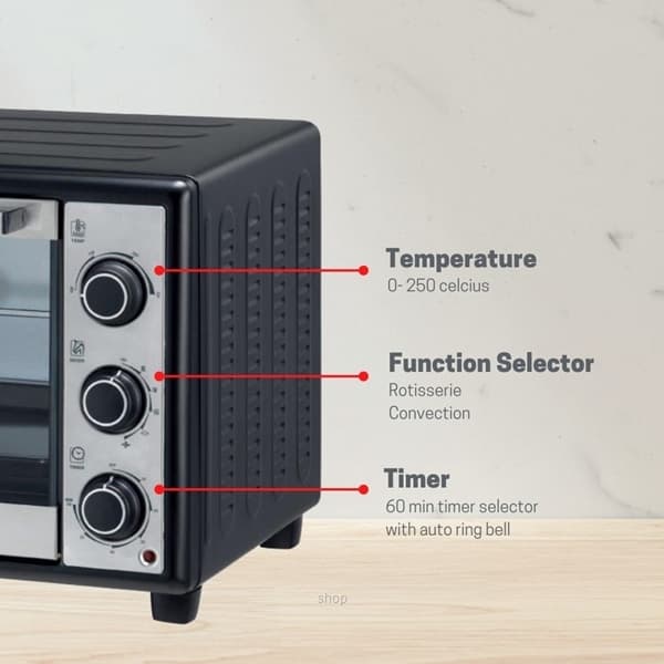 Butterfly 34L Electric Oven - BEO-5238 3